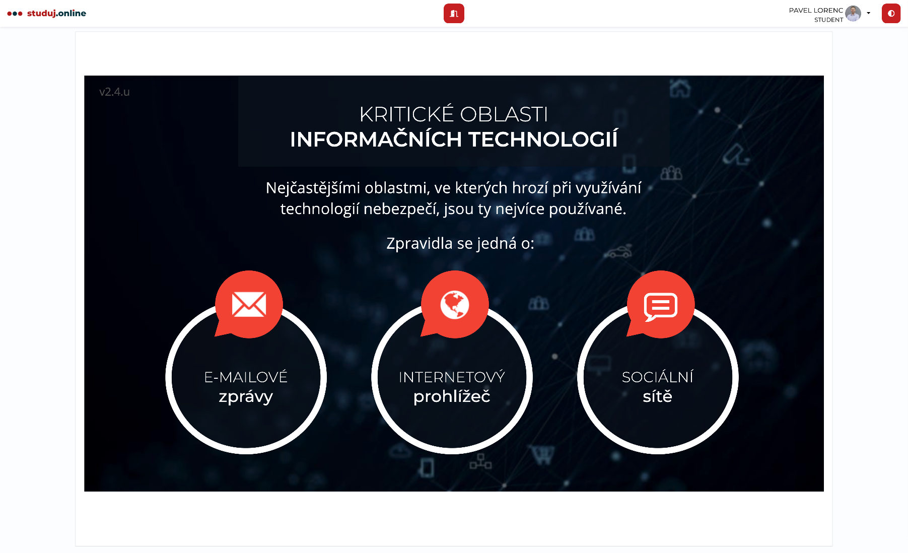 e-learningový kurz bezpečnost SCORM